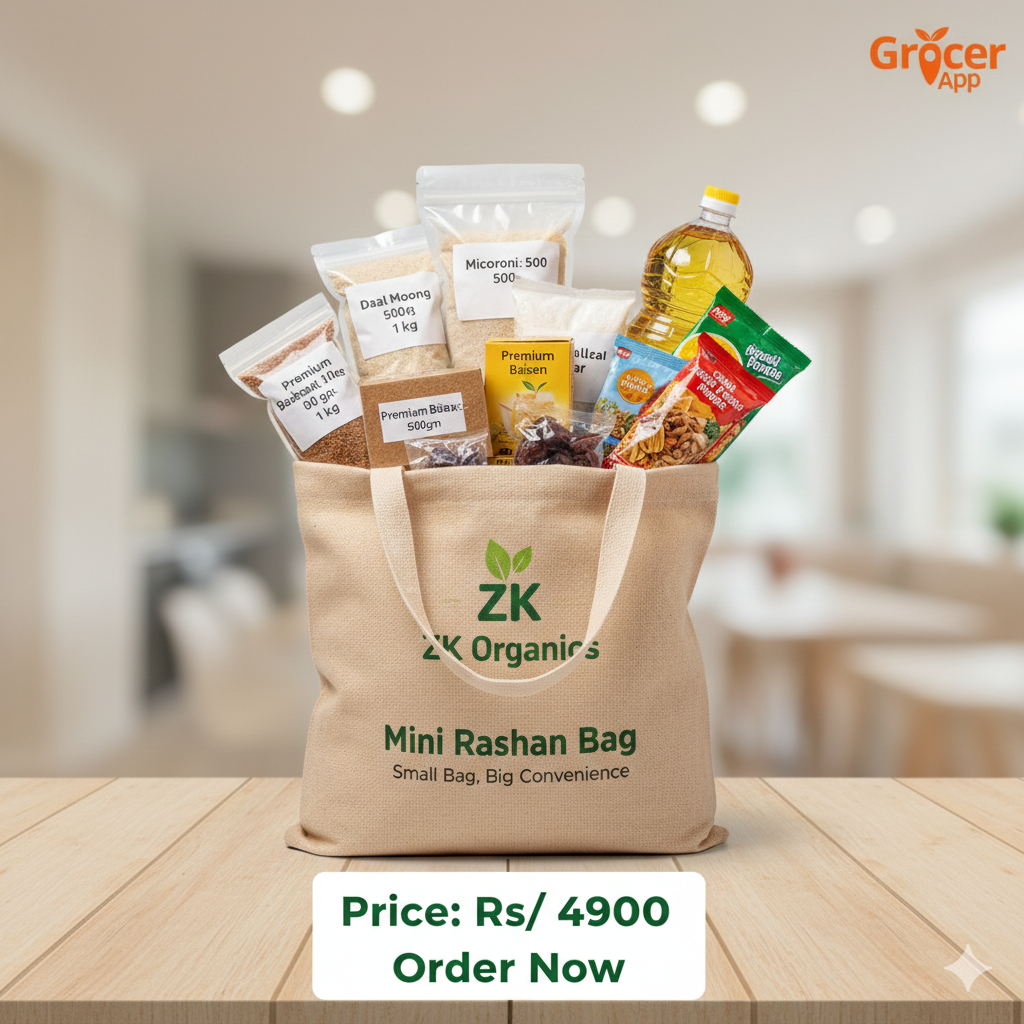 rashan package 20 plus items ZK Organics Mini Rashan Bag - Image 2